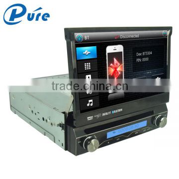 1 din 7 inch car dvd player with MTK3360 WinCE6.0 OS 256M RAM dvd player