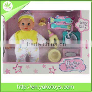 Promotional baby doll for sale,11.5 inch doll