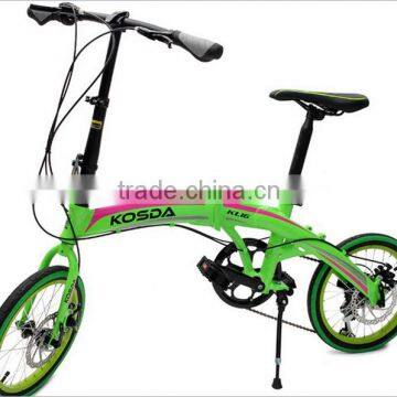 16 inch folding bicycle/lightweight aluminum folding bike/ladies bicycles bikes for sale