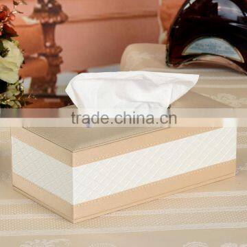 China jinhua wholesale leather tissue boxes, luxury rectangle tissue boxes