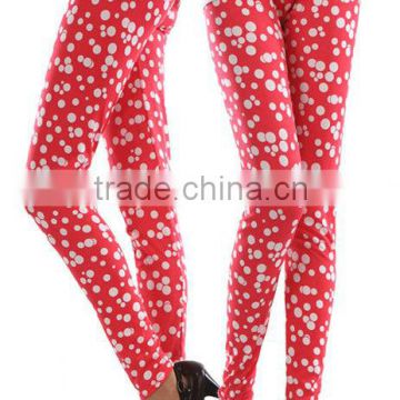 red ladies fashion blouse pants