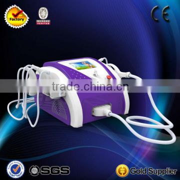 Newest Design ipl rf skin care beauty machine with Cavitation+elight+vacuum+rf (CE ISO SGS BV)