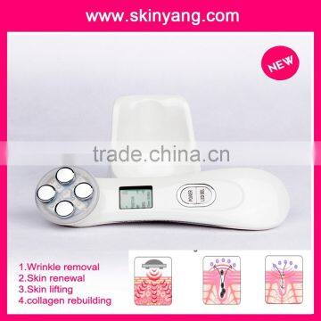 201RF Radio Frequency Face Body Massager EMS Mesotherapy Electroporation Microcurrent BIO LED Facial Mesoporation Beauty Machine