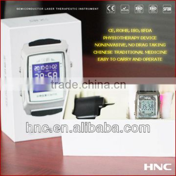 2013 new design wearing laser watch to clean the blood waste diabetes treatment equipment