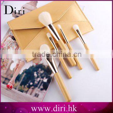 High quality travel makeup brushes cheap cosmetic 5pcs