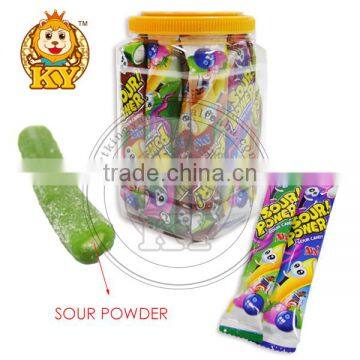 Halal Sugar Coated Starch Sour Straw Candy