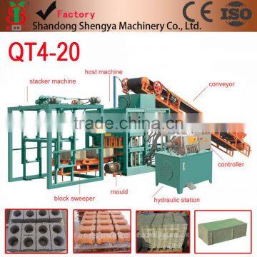 Shengya Machinery automatic hydraulic paver/hollow block making machine 2016