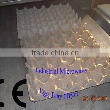 Egg tray microwave dryer & sterilizer