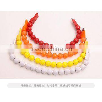 BALL BRACELET Design Updated Mobile Usb Data Cable Bracelet Usb Charging Cable CHARGING CABLE SYNC CABLE FOR IOS FOR ANDROID photo-3