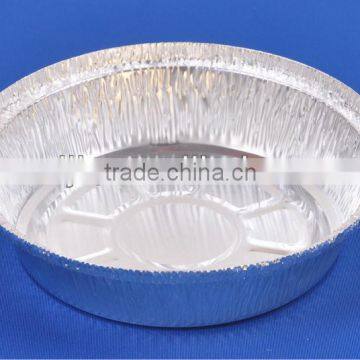 round aluminum foil shallow pie pan container