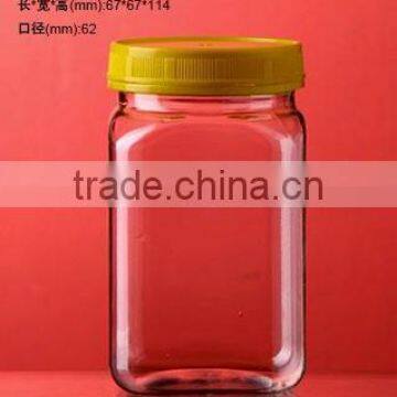 Full Color Printing Available FDA Food Safety Plastic Honey Packing Bottle