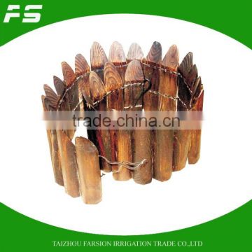 Garden Decoration Fir Wood Block Garden Fence Garden Borde Fence