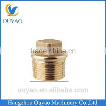 Size 1' 1/8 internal thread brass scupper plug brass connection