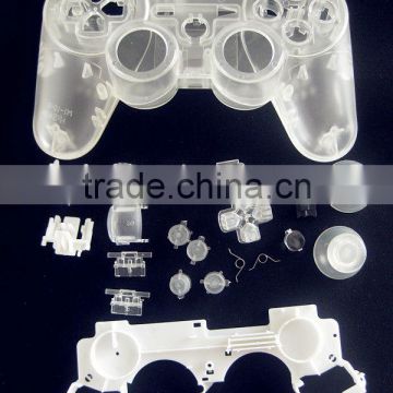 Wholsesale/retail for PS3 controller transparent shell with full clear Button Parts