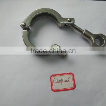 Stainless Steel 1.5'' Tri Clover Clamp With End Cap Ferrule and Gasket
