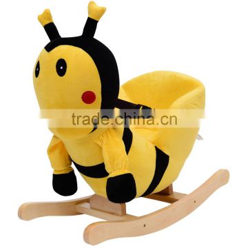 Kids Plush Rocking Chair, House-style Bumble Bee Chair