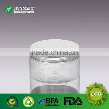 china wholesaler food grade clear empty plastic 100ml cosmetid pet jar