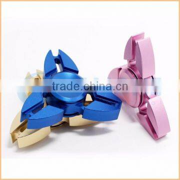 2017 New Tri-Spinner Fidgets Toys Copper Triangle Finger Gyro photo-4