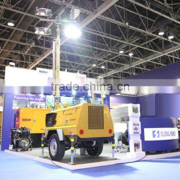 Water Cooled Diesel Trailer Light Tower Generator photo-3