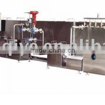 continues sterilizer for beverage in bottles