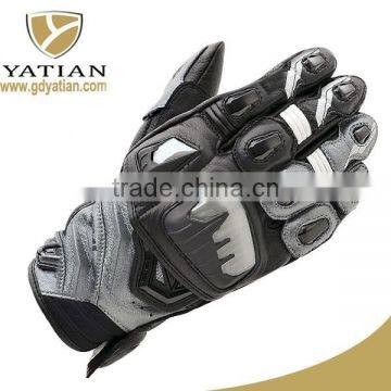 Factory direct sale custom made protective motorcycle leather driving gloves