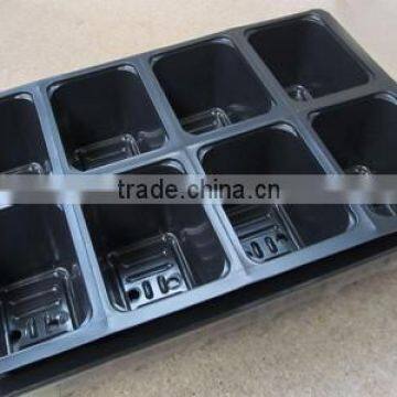 8 Cell Punnet Propagation Seedling Plastic Plug Pot Plant Trays photo-5