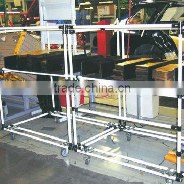 pipe clamp rack for diy warehouse rack