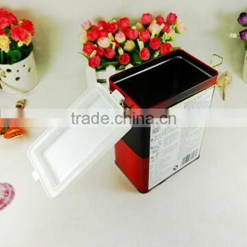 Popular Packaging Box With Metal Wire Airtight Coffee Tin Container photo-4