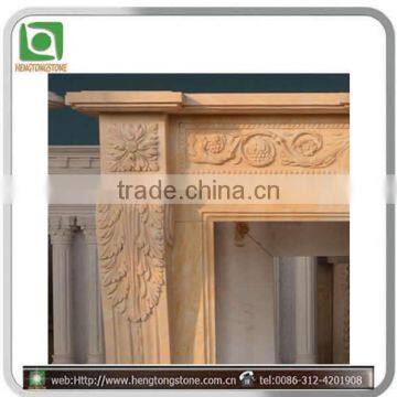 Colored Stone Simple Style Fireplace Mantel photo-4