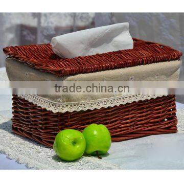 decorative wicker tissue box wholesale