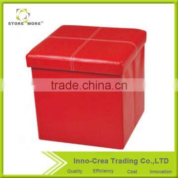 Best Price Customized PVC Fancy Stool Ottoman photo-2