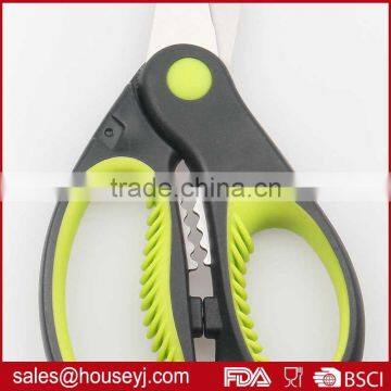 Utility Stainless Steel Kitchen Scissors With Pp+TPR Plastic Handle photo-3