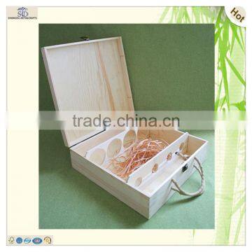 Wholesale Pine Wood Wine Cocktail Beer Garnish Box photo-3