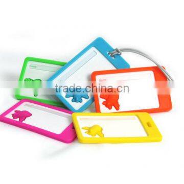 Samples Free Factory Supply Cheap Custom Plastic Rubber Silicone or Eco-friendly Pvc Luggage Tag photo-4