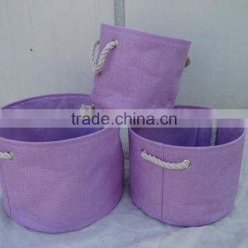 Recycled Set Paper Storage Basket photo-2