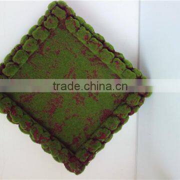 Home Wall to wall decoration 0.5mx0.5m artificial green wall moss foam hanging carpet EPZM05 0907