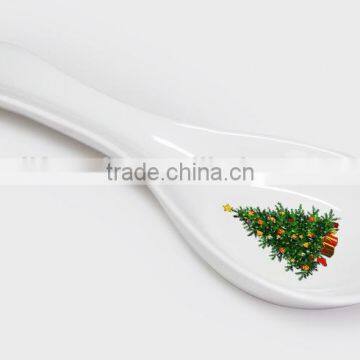 Wholesale Promotional Ceramic Fashionable Spoon Rest With Decal Printing photo-5