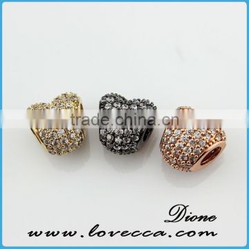 DIY jewelry factory price crystal pave bead