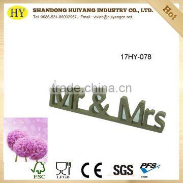 MDF desktop wooden standing letters wholesale