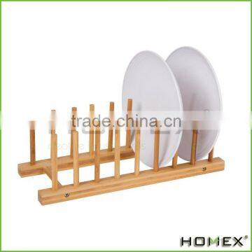 High Quality Bamboo Design Dish Drying Rack Stand/Homex_Factory