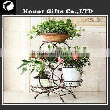 New Design Iron Frame Flower Stand Decorative Metal Window Box Planters photo-4