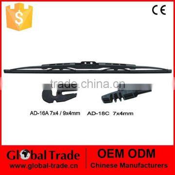 Universal Wiper Blade With Metal Rivet 2pc Universal Wiper Blade With Metal RivetNew P0017