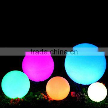 Solar-powered Spinning Mini LED Ball / Plastic Glow Ball Light Outdoor