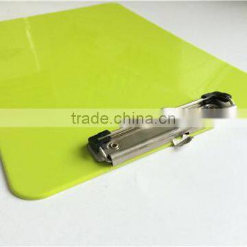 A4 Green Plastic Paper Holder Clipboard photo-3