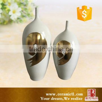 Modern Home Decoration Ceramic Vase Heart Flower Decoration