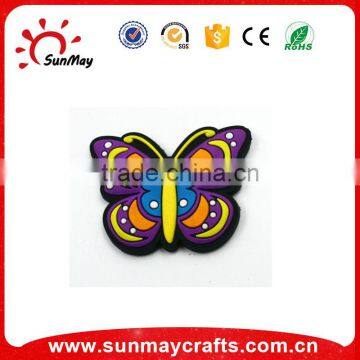 Wholesale Custom Pvc Rubber Yellow Butterfly Fridge Magnet for Sale photo-5