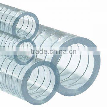 PVC Heavy Duty Steel Wire Reinforced Clear Hose 32 - 40 mm x 40 m