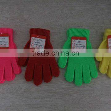 Acrylic neon color glove for kids