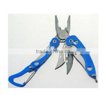 Stainless steel foldable pilers multi tool camping plier keychain plier