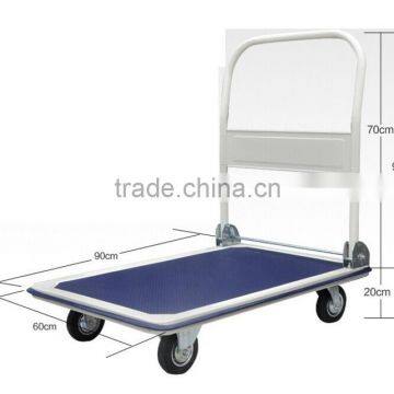 Qingdao 300kgs load steel platform hand truck